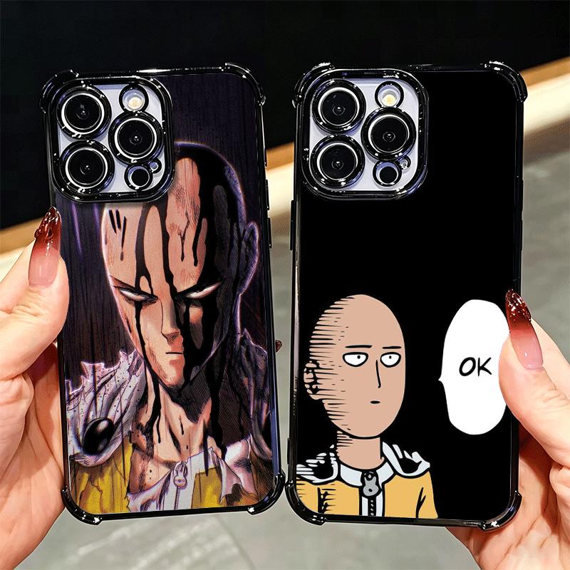 One P-Punch-Mans Saitama King Soft Phone Case For Xiaomi Poco X7 X8 Pro Max X6 X5 X3 F8 Ultra F7 M8 M7 M5S Redmi 15C 15A 15 14C