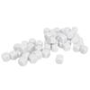 50PCS Blank Six Sided Dice Round Corner Plastic 0.6in Dice Cubes for Board Games DIY Sticker Math