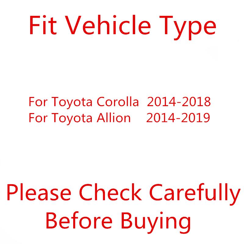 Side Mirror Glass For Toyota Corolla 2014-2018 Allion 2014- HD With Heating Rearview Mirror Lens Automotive Accessories