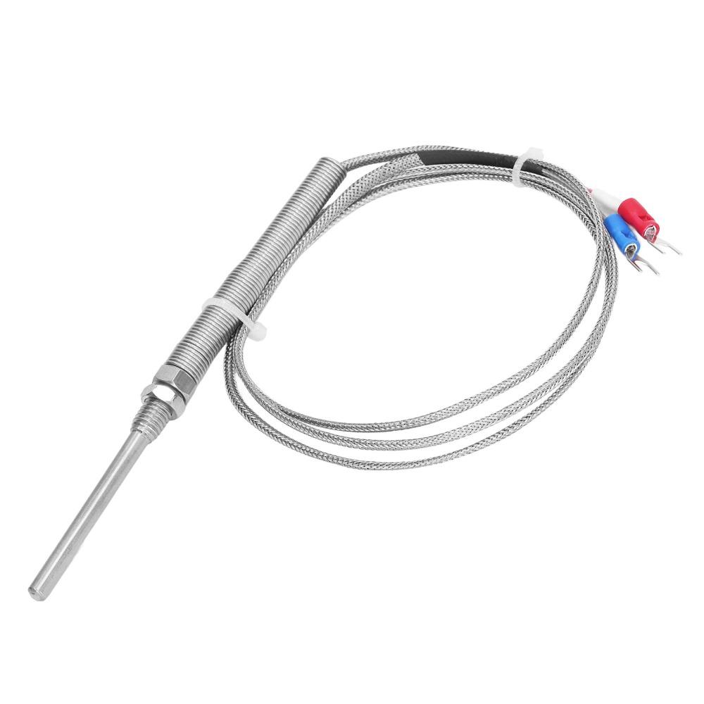 5x50mm M8 Probe Temperature Sensor with Insulation Thermocouple Sensor  Precision Mounting