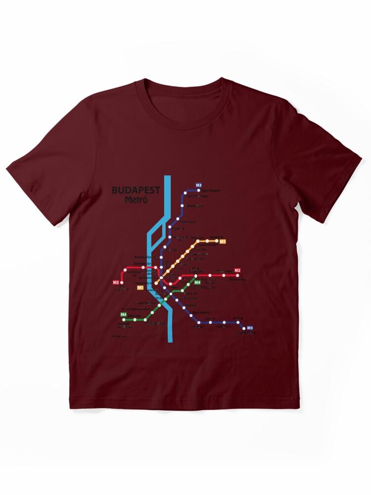 Metro BUDAPEST metro network Essential Unisex T-Shirt