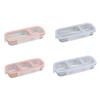 Leakproof Stainless Steel Lunch Box Reusable Fruit Food Fresh Box Seasoning Tray  Camping
