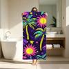 Beach Vibe Summer Coconut Tree Towel ultra-fine fiber quick drying absorbent bath towel, outdoor swimming sports towel