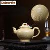 320ml Yixing Purple Clay Teapots Handmade Plum Blossom Pot Raw Ore Motoyama Green Mud Tea Brewing Kettle With Infuser Zisha Tea