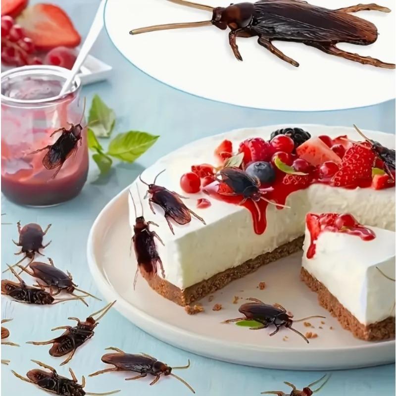 Realistic Fake Cockroaches,Perfect  for April Fools' Day and Halloween,Lifelike Roaches Are Great for Indoor and Outdoor Pranks