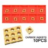 10pcs CCMT060204-HM YBC251 Lathe CNC Carbide Blades Insert for Turning Tool