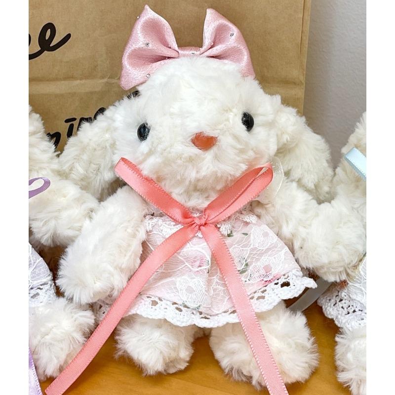 Cartoon 4-inch Pendant Keychain Atmosphere Doll Cute Rabbit Backpack Accessories Grab Machine Doll Boutique
