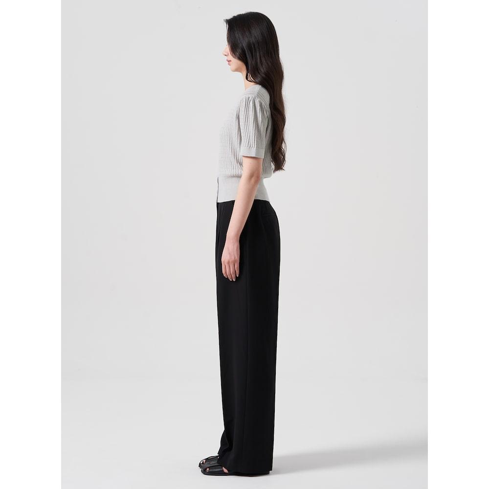 8SECONDS Button Waist Pullover Light Gray