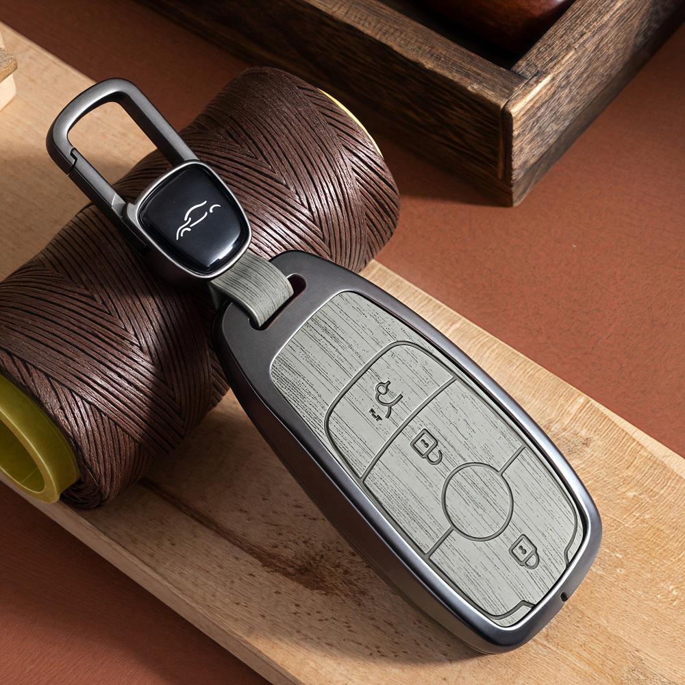 Fashion Metal Car Remote Key Case Cover Shell For Mercedes Benz A C E S G Class GLC CLE CLA GLB GLS W177 W205 W213 W222 X167 AMG