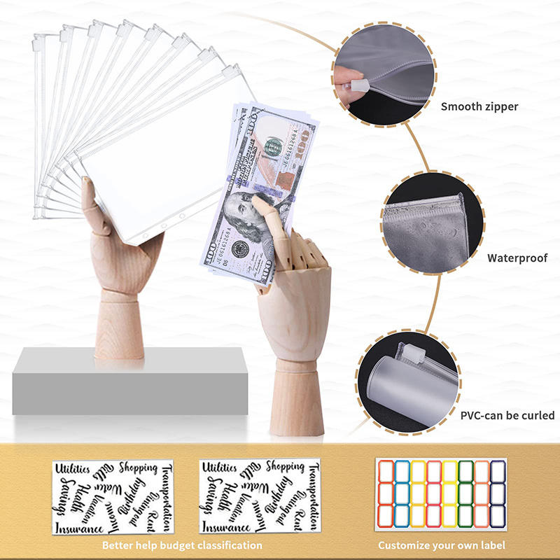 Crocodile Pattern Shell A6 Buget Binder with Cash Envelopes Small Buget Planner for Organizing Saving