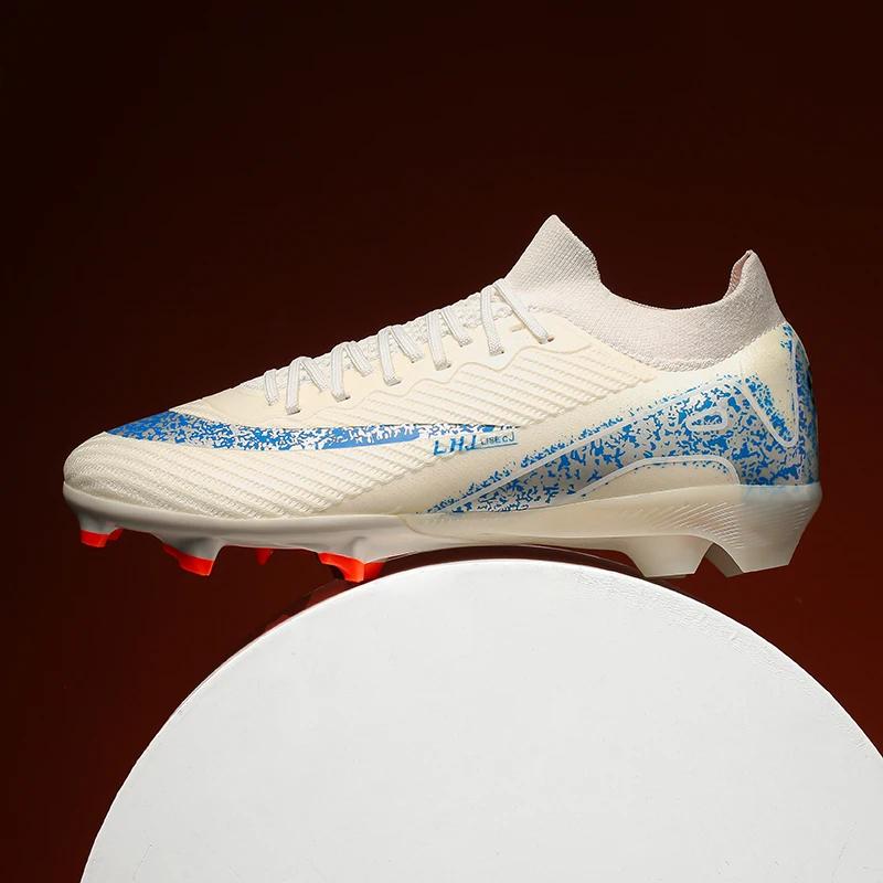 New Male's Soccer Sport Boots Training FG Top Quality Non-Soccer Shoes for Slip Cleats Sneakers Wholesale Drop Shipping Unisex Adult