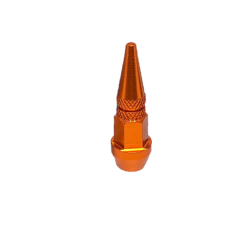 Bullet Valve Caps Car Motorcycle Wheel Tire Valve Caps Alloy Spike Shaped Aluminum Car Styling Auto Exterior Accessories 4Pcs
