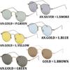 (Eight) Boston Sunglasses for Men and Women, Fashion Glasses, A Gold x Light Yellow F