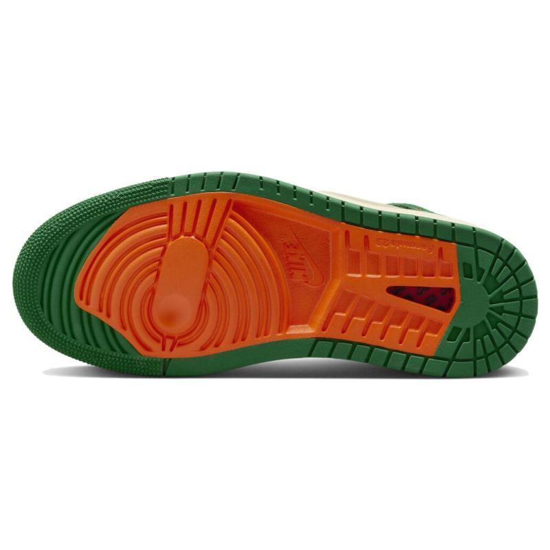 Jordan 1 High Zoom Air Cmft 2 Pine Green Orange Blaze Women's Jordan DV1305-308