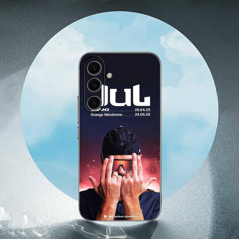 J-JuL-L Luxury Black Phone Case For Samsung Galaxy S23 S24 S25 Ultra S22 Plus S21