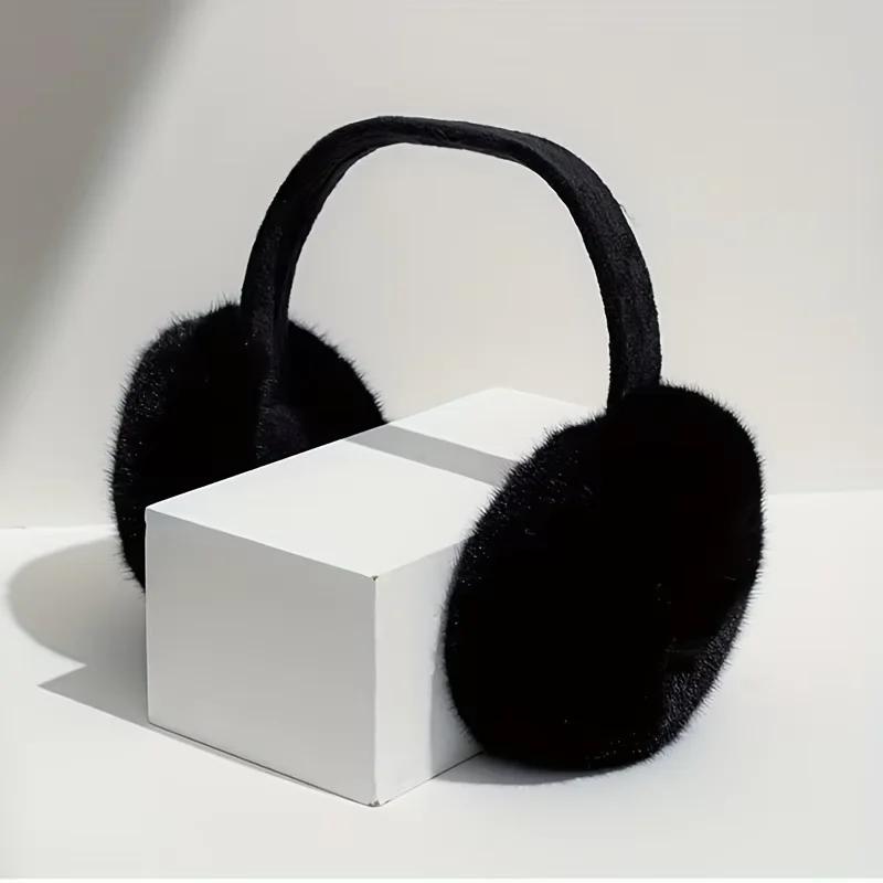 Warm Plush Earmuffs for Winter – Soft Ear Covers with Earflap Design for Men Women Outdoor Cold Weather Protection