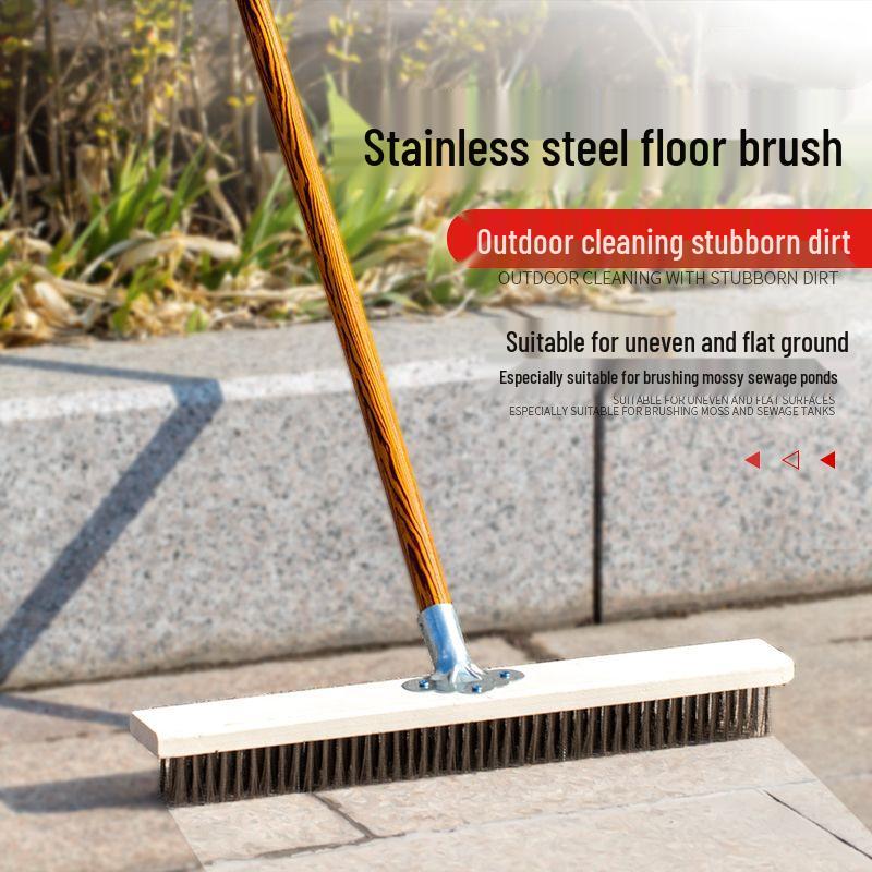 Stainless Steel Floor and Sink Cleaning Brush