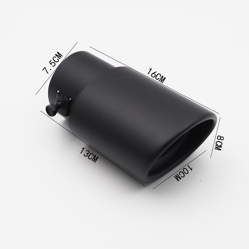 8903 Universeller 76MM Großer Kaliber Gebogener Endschalldämpfer Modifizierter Schalldämpfer