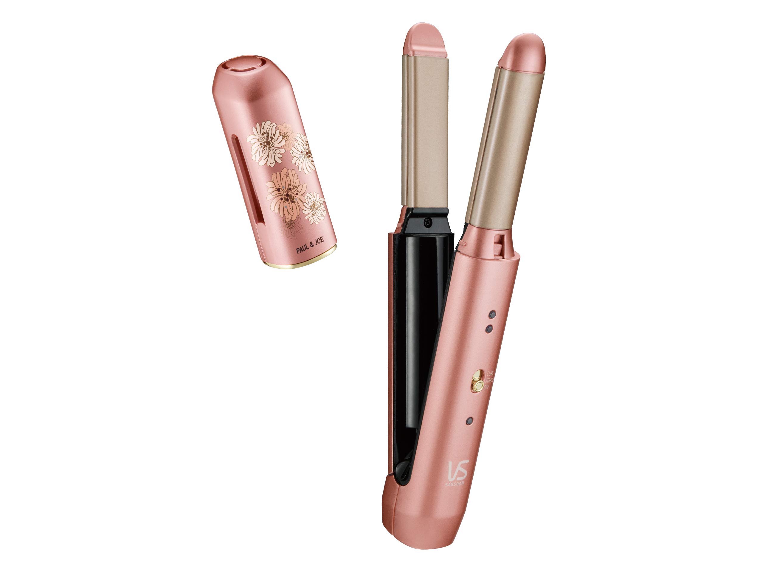 

Vidal Sassoon Curl Straight Hair Paul Joe USB International Voltage Pink & 2-Way Iron, & Collaboration, Cordless, Rechargeable, Compatible,