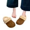 Retro Ken Mao Mao shoes autumn and winter warm plush bag head slippers Bo new heightening snow cotton slippers
