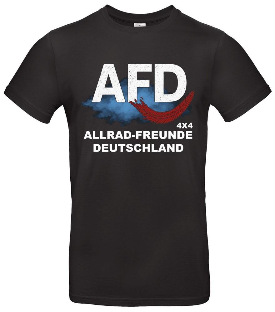 AfD T Shirt Four Wheel Friends Germany Unisex Statement Shirt for Politics Fans Unisex T-Shirt Graphic Tee XXXL