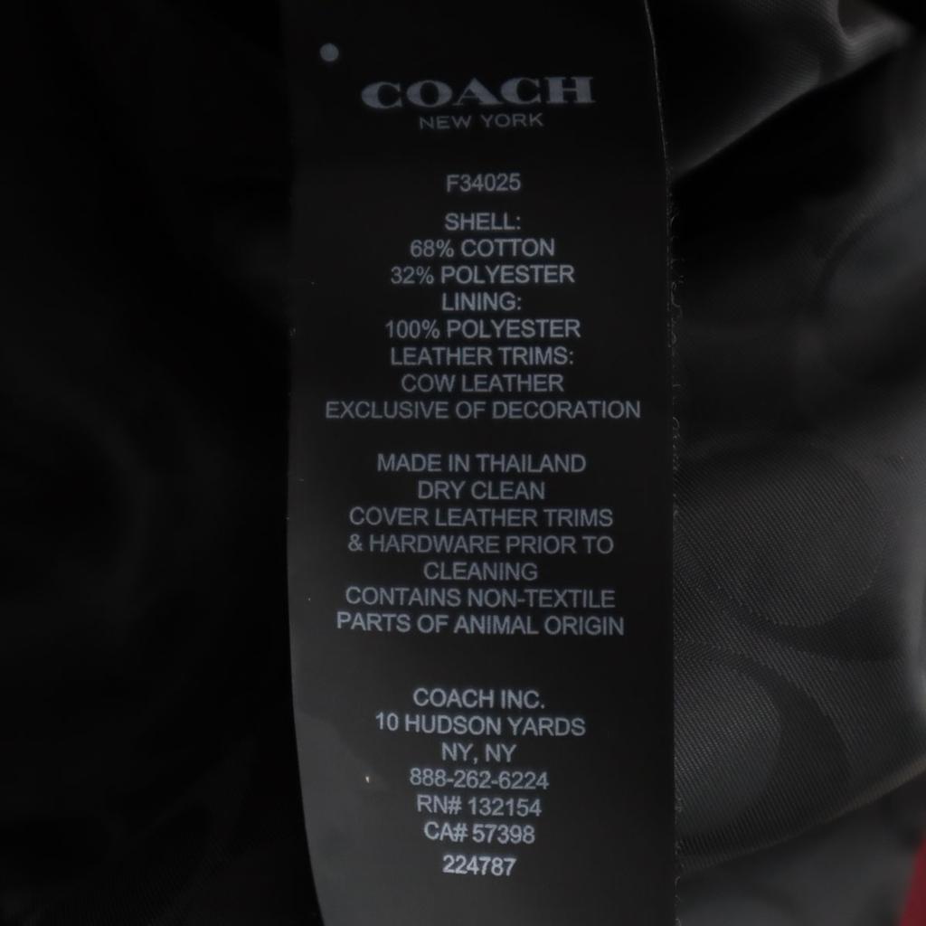 COACH trench coat XS Burgundy With cover Women Used