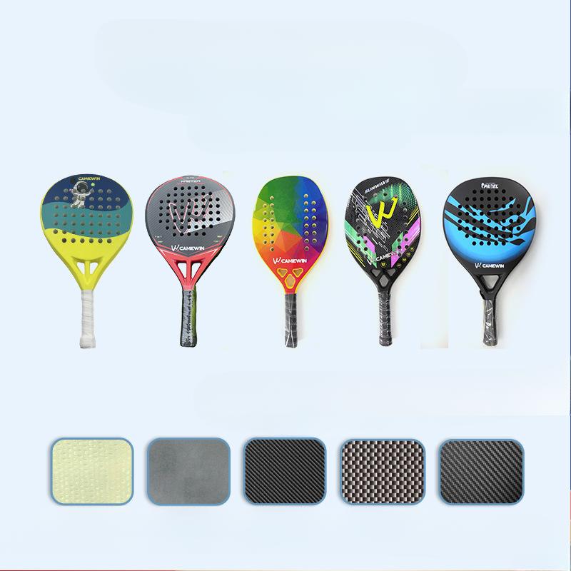 Popular Carbon Beach Rackets, Carbon Fiber Tennis Rackets, Fiberglass Board Rackets, Can Be Designed for Outdoor Sports for Children and Adults