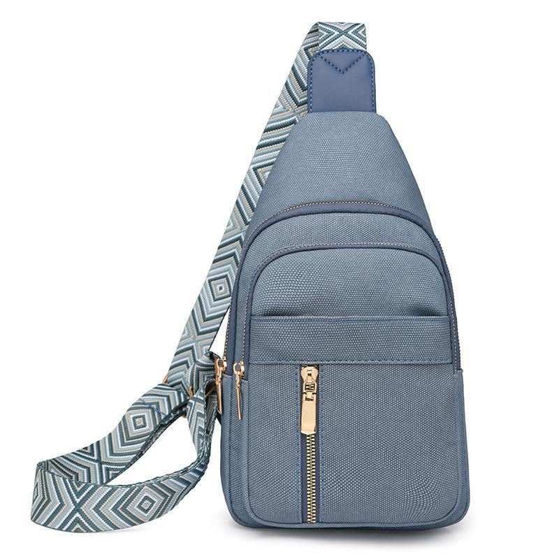 Stylish Chest Bag with Retro Women's Shoulder Bag Casual Travel Crossbody Backpack