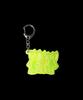 WACKY WILLY Kiki Reflective Keyring Yellow