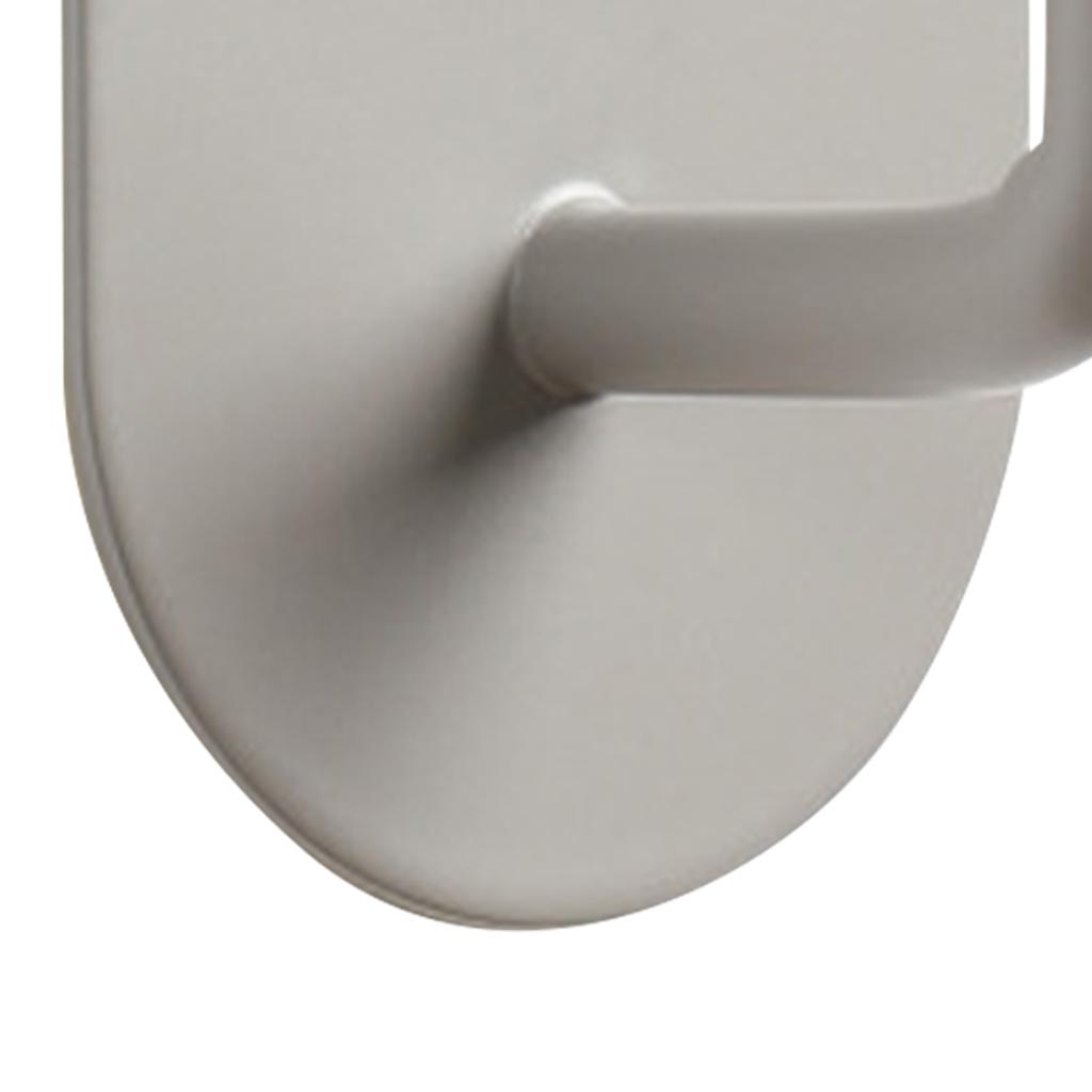 Wall Mounted Self Adhesive Hooks Waterproof Iron Single Hook Punch Free for Kitchen Bathroom Warm
