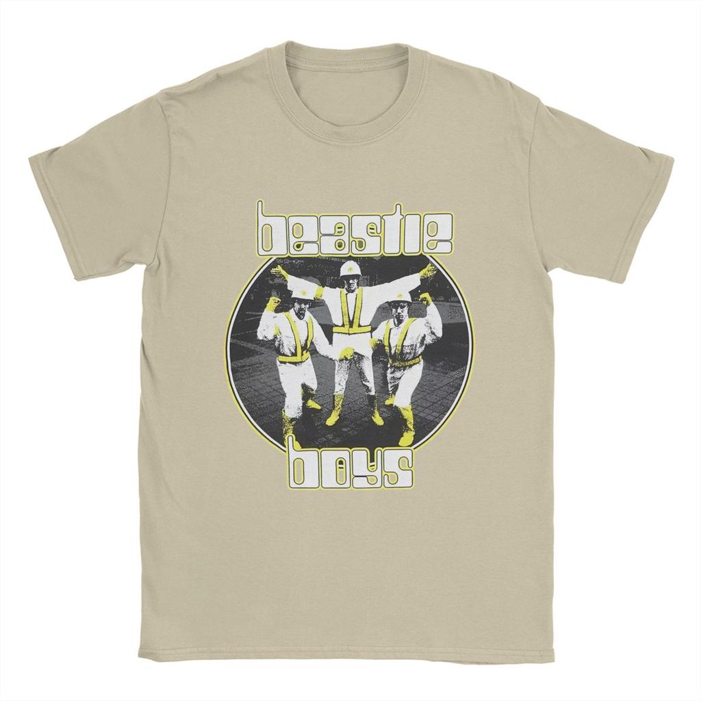 Beastie Boys Intergalactic Group Photo T-Shirts for Men Creative Pure Cotton Tee Shirt Short Sleeve T Shirt Summer Clothing