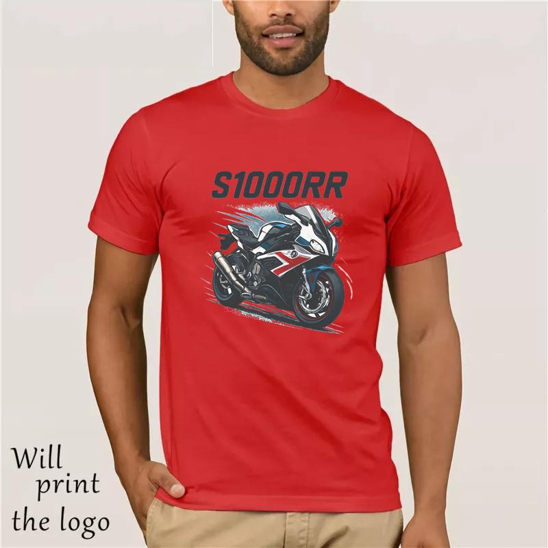 Camiseta Oversize Casual S1000r Camiseta de Motocicleta Cuello Redondo Tops Camisetas Moda Camiseta Oversize