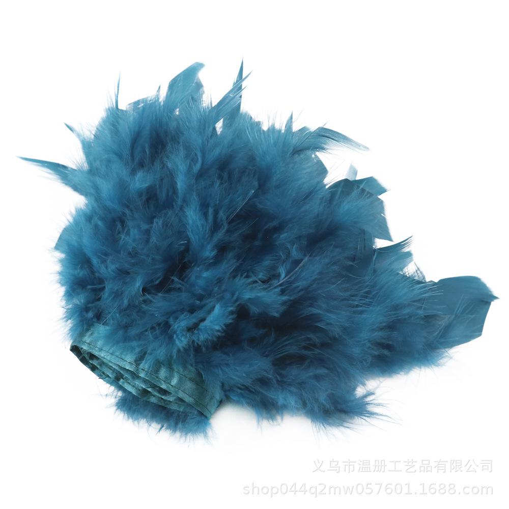 Feather Turkey Feather Lace Car Doll Decorative Fire Piece Cloth Edge Feather Handmade Dress Skirt Material