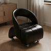 Rolling Chair Silent Casters Upholstered Caster Stool Full-Rotation Wheels