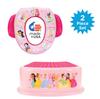 Disney Princess Essential Potty Training Set Soft Baby Step Stool "Loving Life" 2-Piece - Cushion, Training, Safe, Easy-to-Clean