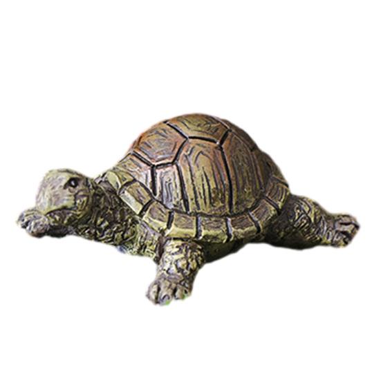 Micro Landscape Turtle Figurines Waterproof Resin Miniature Ornaments Realistic Turtle Statue for Fish Tanks Potted Plants Moss Gardens