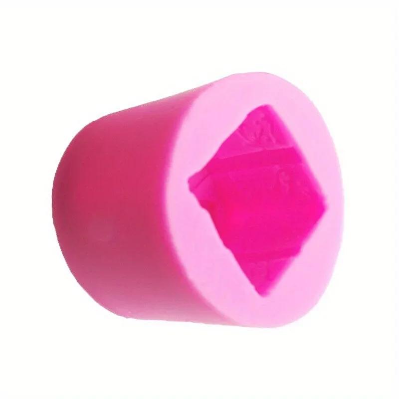3D Christmas Gift Box Candle Silicone Mold DIY Fondant Cake Mould Aromatherapy Plaster Cookie Baking Candy Molds Christmas Decor