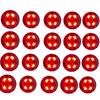 1-40PCS Battery Powered LED Coaster 3 Modes with Wine Glass Mat Cup Pad Sticker Bottle Drinking Club Bar Party Decor Night Light
