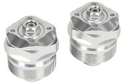 Special Parts Takekawa Front Fork Top Bolt Silver Body / Silver Cap GROM (JC61-130~) MSX125SF 06-02-0065