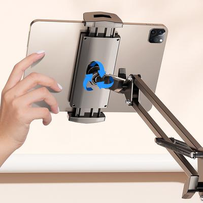 Schreibtisch Bett Handyhalter Flexibler Arm 360 Verstellbar Handy Ständer Desktop Ausleger Halterung für Filmen Live-Streaming
