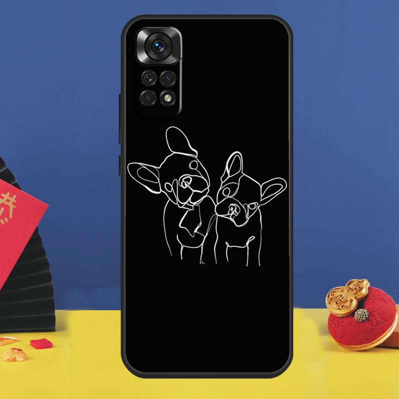 

Cute French Bulldog Phone Case For Xiaomi Redmi Note 14 Pro 13 12 9 10 11 15 Pro Plus 10C 12C 13C 14C 15C Cover Redmi Note 13 Pro 4G