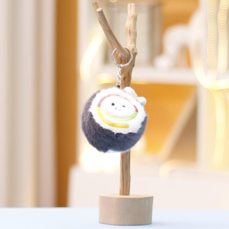 Chicken Burger Fries Leg Cake Keychain Backpack Pendant Decorated Doll Plush