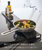 Yamazaki Exhaust Vent Cover, Flat Type, W60, Black, Approx. W63 x D10 x H2.5cm, Tower, Slim, Oil Splash Guard, Easy to Clean, 5735