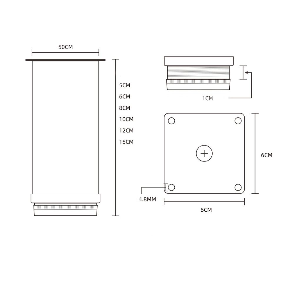 Stainless Steel Sofa Legs Enhance Stability Cabinet Feet Accessories Furniture Leg