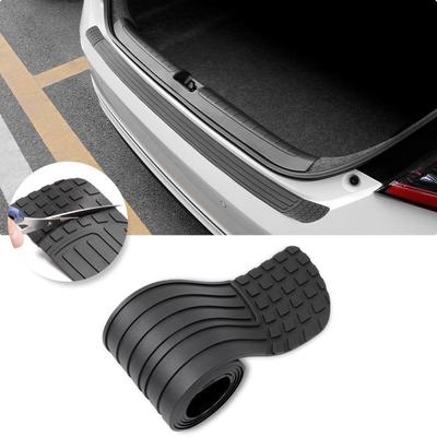 Universal Car Trunk Protector: Anti-Step Door Sill Strip, Scratch-Resistant Tailgate Edge Guard
