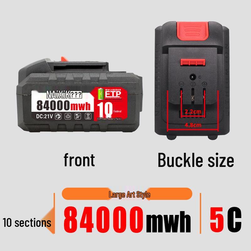 21V Electric Wrench Battery Compatible with Dayi Makita-Style Tools, Angle Grinder, Chainsaw, Lithium Battery