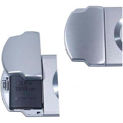 Battery Back Door Cover Case for PSP 2000 2001 3000 3001 Portable Repair Parts Replacement Silver