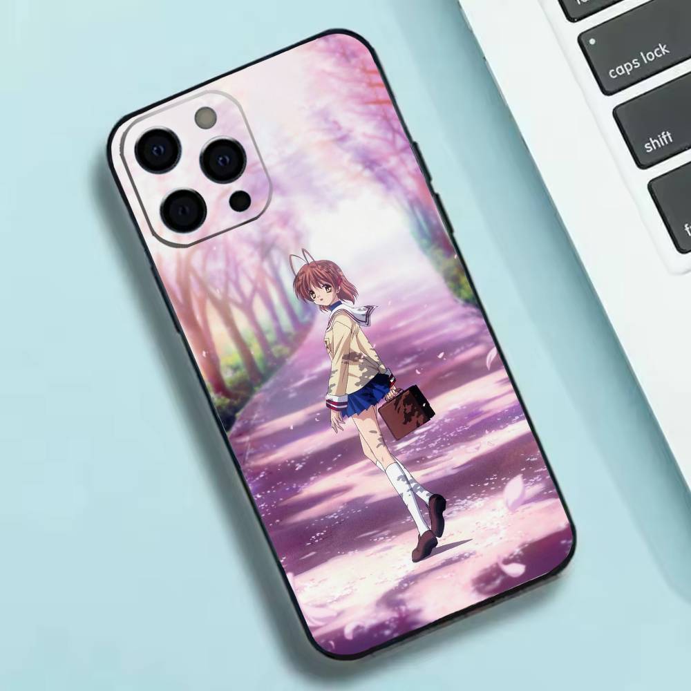 C-Clannad The cutest Anime Phone Case Silicone Soft For IPhone 17 16 15 14 13 12 11 X XR Plus Pro Max Plus