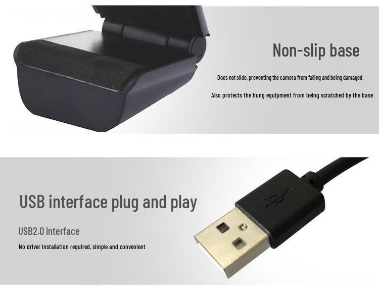 1080P HD USB Webcam for Online Classes & Live Meetings