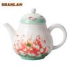 135ml Hand-painted Lotus Teapot Retro Tea Infuser Pot Tea Maker Kettle With Filter Chinese Tea Tableware Accessories Ornaments